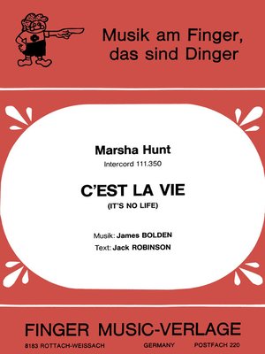 cover image of C'est La Vie